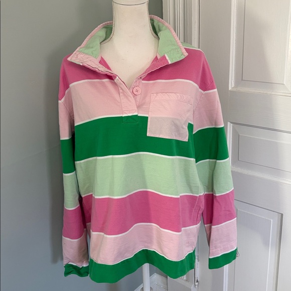 Crown And Ivy Tops - Crown and Ivy Womens Harper Long Sleeve Mock Neck Top Multicolor Size Medium